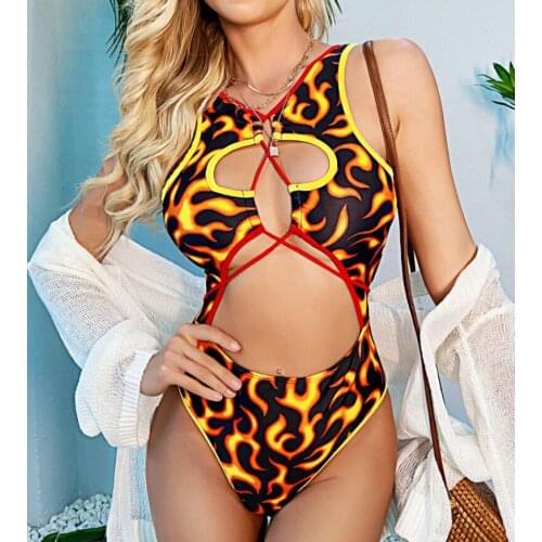 2021 New Sexy One-piece Swimsuit Ladies Bikini Leopard Swimsuit Printed Swimsuit Sexy And Comfortable Bikini