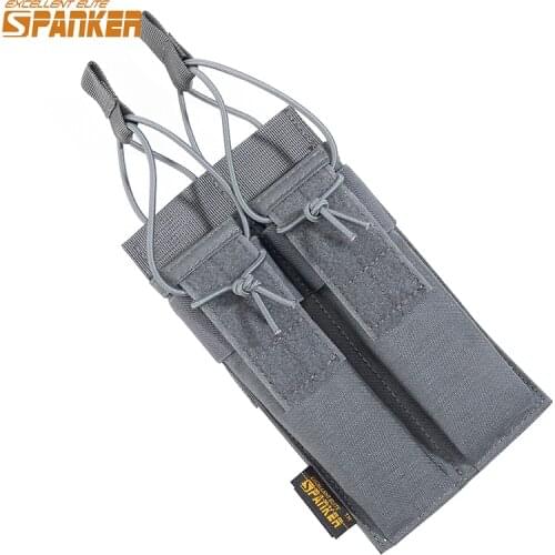 EXCELLENT ELITE SPANKER Convertible KRISS MP7 UMP Double Magazine Pouch Tactical KRISS Single Magazine Clip
