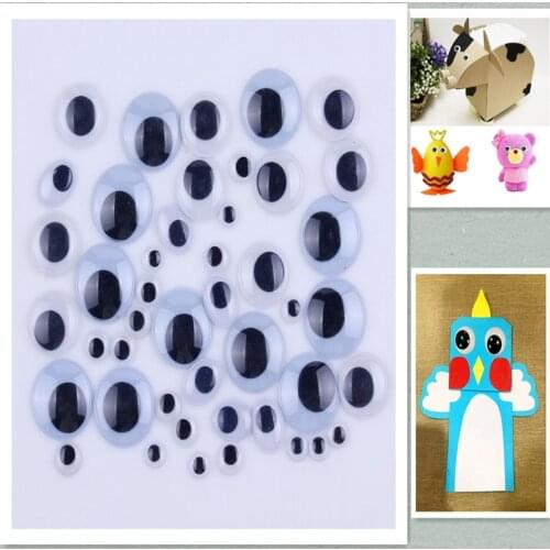 Self-Adhesive Eyes Flatback Self-Adhesive Moving Eyes Toys Decorations Crafts Making Eye Early Learning Crafts Props