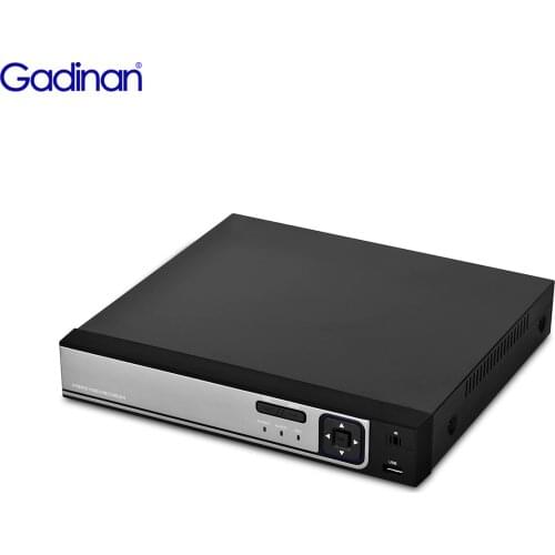 Gadinan 4K 8MP 8CH POE NVR Face Detection Network Video Recorder H.265+ 24/7 Recording IP Camera P2P System XMEye iCSee XMEye