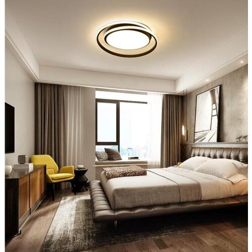 Bedroom light simple modern led ceiling lamp creative warm room living room Nordic lamps