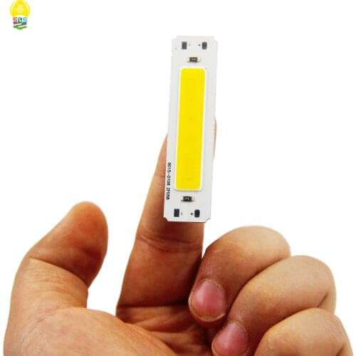 10pcs/lot manufactur 2019 new DC 5v 2W LED COB strip bar light source 60*15mm Warm cold white for DIY USB light