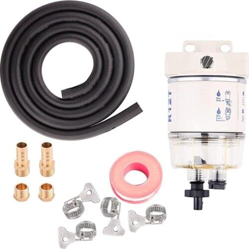 R12T Fuel Filter Water Separator Complete Kit - Marine Fuel Filter 120AT NPT ZG1/4-19 Fit Engine