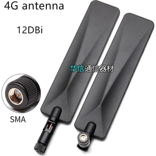 In stock! 2pcs 4G antenna omni foldable glue stick paddle antenna 12DBi gain SMA male connector for Huawei B593 B310 B880