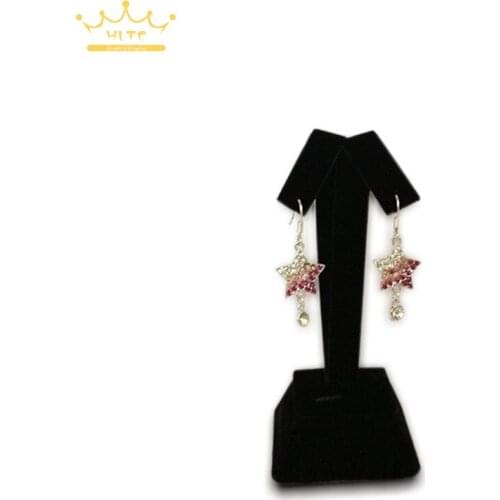 High Quality Jewelry Display For Earring Stand dangle tree earring display Stand holder Rack in Black Velvet