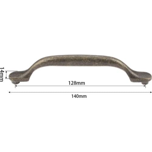 1Pc Antique Kitchen Drawer Cabinet Door Handle Vintage Furniture Knobs Retro Box Case Cupboard Pull Handles