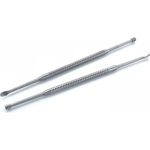 1pcs Portable Ear Cleaner Stainless Steel Ouble-ended Spiral Ear Pick Spoon Ear Wax Removal Multi-function Cleaner Ear Tool