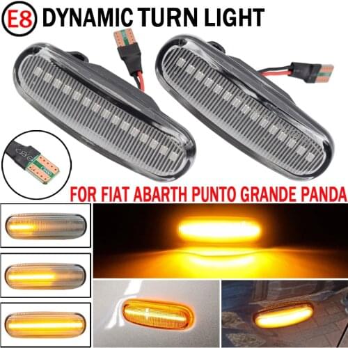 2pcs Dynamic LED Side Marker Light Signal Blinker For Peugeot Bipper Tepee 2008.04-2019 Sequential Turn Signal Indicator Light