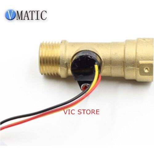 Free Shipping Water Pump Magnetic Brass Flow Switch Reed Sensor VCA568-2