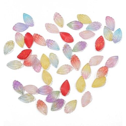 10 pcs/lot Iris Shape Beads Vintage Color Glass Beads For Earrings Jewelry Making Hairpin Handmade DIY Ancient Style Accessories