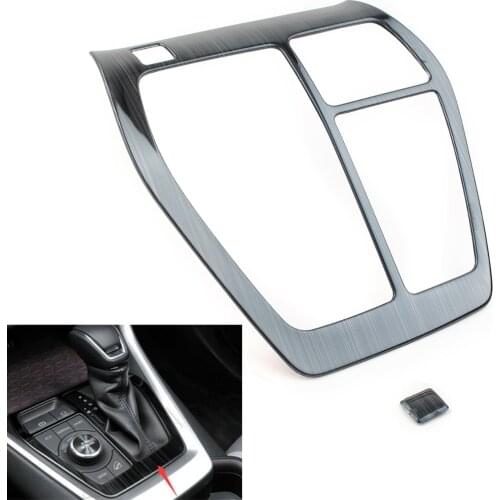 RHD Car Interior Gear Shift Box Panel Decoration Cover Trim For Toyota RAV 4 2019 2020 RAV4