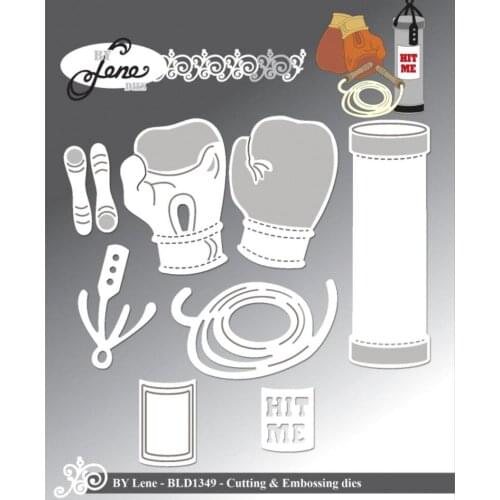 2021 Metal Cutting Dies Boxing gloves diy Scrapbooking Photo Album Decorative Embossing PaperCard Crafts Die