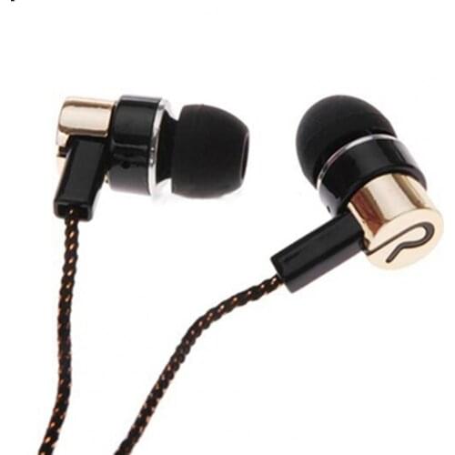 3.5mm In-Ear Earbud Wired Stereo Braid Cord Earphone Headset For Samsung Xiaomi Huawei Audio Jack Parts