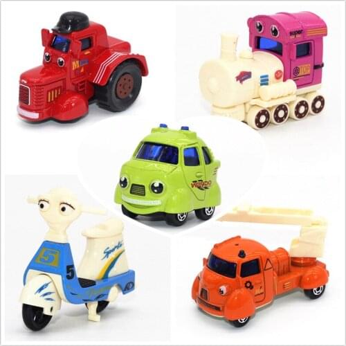 NEW SALE 3pcs/6pcs cute Car Toys Car Children Racing Car Baby Mini Cars Cartoon Kids Toys For girl Boy Gifts