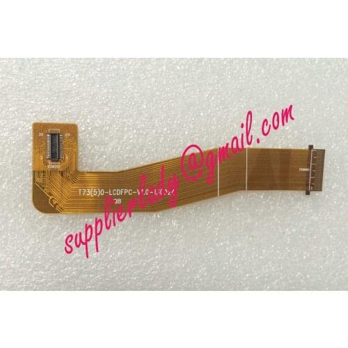 Original LCD screen Cable T73(5)0-LCDFPC-V1.0-130924 T73(5)0-LCDFPC-V1.0 T73(5)0-LCDFPC T73(5)0 for tablet pc free shipping