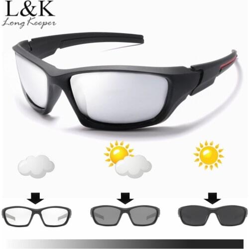 2019 Brand Design Photochromic Polarized Sunglasses Men Women Chameleon Discoloration Sun Glasses Square Driving Gafas Ciclismo