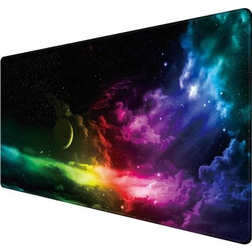 Extended Mouse Pad Large Gaming Mouse Pad Computer Keyboard Mouse Pad Non-slip Mouse Pad Rubber Base and Stitched Edge Pad Cs Go