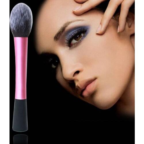 Pink Beauty Make Up Brushes For Women Fibre Cosmetic Powder Foundation Long Aluminum tube Makeup Brushes pincel maquiagem