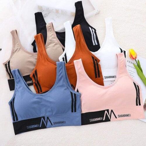 Sports Gym Yoga Fitness Running Workout Bra Women Sexy Underwear Top Shockproof Padded Seamless Push Up Sport Bra
