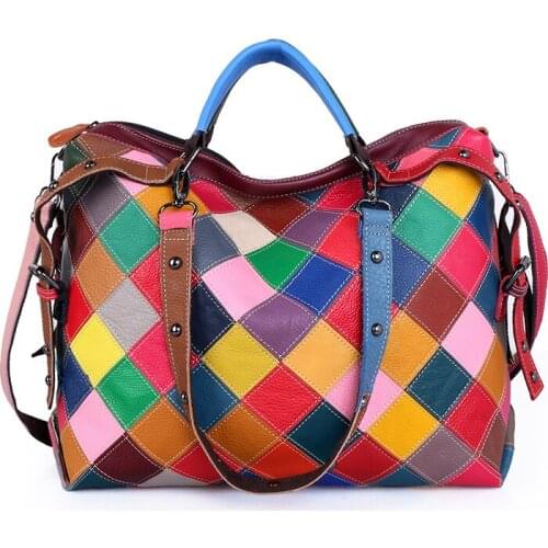 Woman Handbags Genuine Leather Tote Female Fashion Shoulder Bag Large Capacity Luxury Crossbody Bags for Women Messenger Bag New