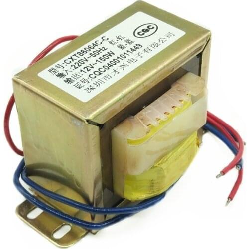 EI-150W Type transformer 150W/VA 220V to 12V AC12V transformer 12A copper copper AC power frequency