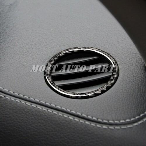 Carbon Fiber Dashboard Side Air Vent Trim Cover For Benz GLK X204 2008-2015 Car accesories interior Car decoration