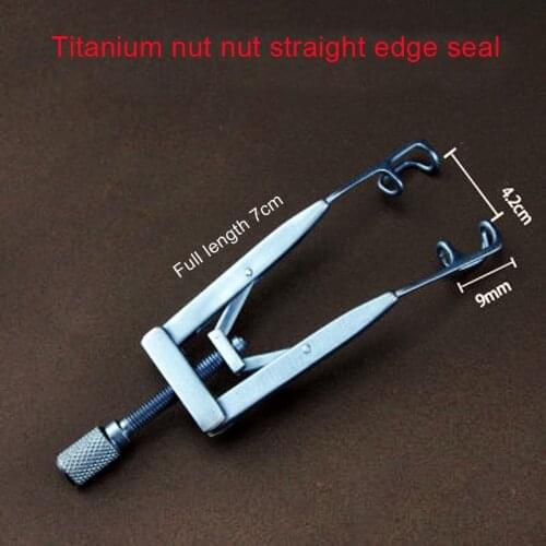 Titanium alloy nut straight edge sealing ophthalmic children opener spreader Microscopic Medical Ophthalmic Instruments