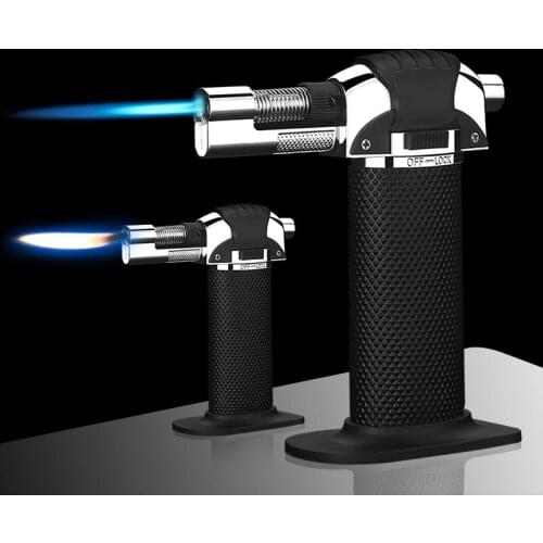 Welding Spray Gun Torch Lighter Windproof Metal Inflatable Turbo Cigar Lighter Kitchen Outdoor Camping BBQ Lighter