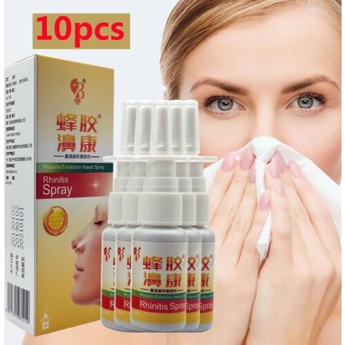 10Pcs/lot Herbal Nasal Sprays Chronic Rhinitis Sinusitis Chinese Traditional Medical Herb Spray Rhinitis Treatment Nose Care