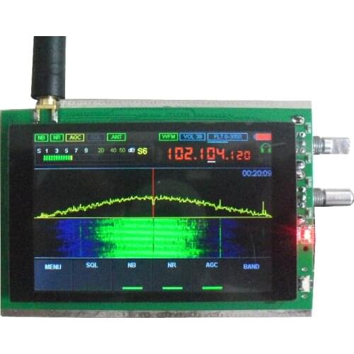 50KHz-200MHz Malachite SDR Radio Malahit DSP 3.5 Inch Touch Screen SDR HAM Transceiver Receiver Shortwave radio AM SSB NFM WFM