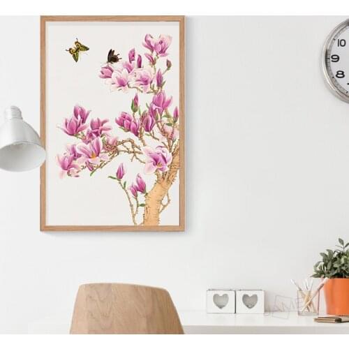 SHANSHIYOUPIN Full Diamond Embroidery Flower 5D Diamond Painting Cross Stitch 3D Diamond Mosaic Needlework Home Paintings A6198
