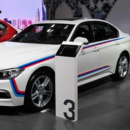 Car Styling Sports Door Waist Lines Stickers Body Customized Vinyl Decals For BMW 1/3/5 series E90 F10 F20 F30 M3 M5 M4
