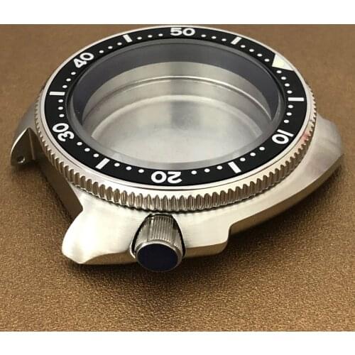 Watch stainless steel case 41mm mineral crystal black inner shadow 316L modification, NH35/NH36 equipped with automatic movement