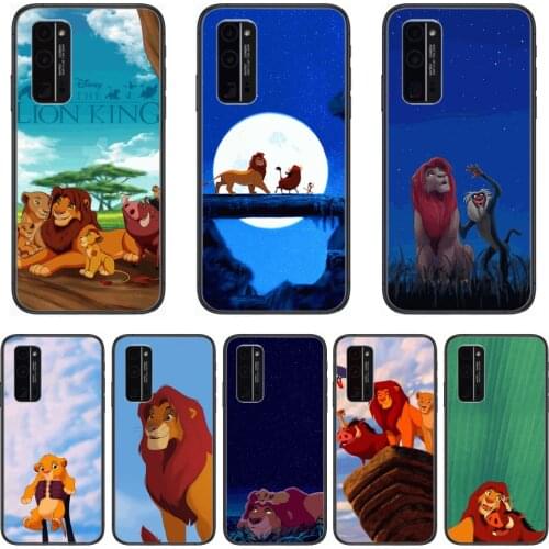 The Lion King Phone Case Hull For Huawei Honor 8 9 10 20 30 A S Lite Pro 5g i Black Back Soft Cell Cover Pretty