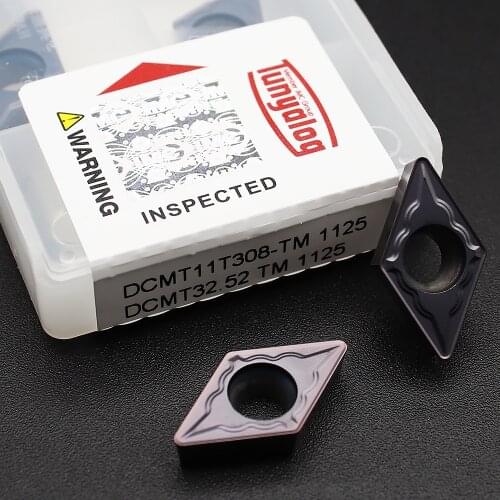 DCMT11T308 TM 1125 Stainless Steel CNC Cutting Boring Turning Processing Toolholder Indexable Carbide Inserts