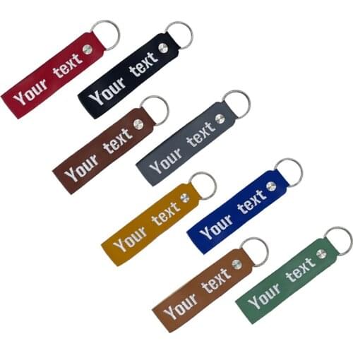 Personalized custom keychain embroidery craft, leather keychain. Motorcyclist, car, tell me your text. I can do it