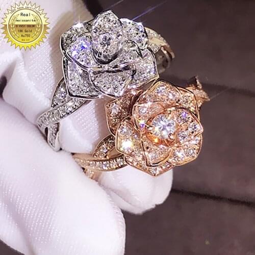 10K White Gold Ring DVVS Moissanite Diamonds 1 2 3 4 5 Carat Round Wedding Party Engagement Anniversary Ring