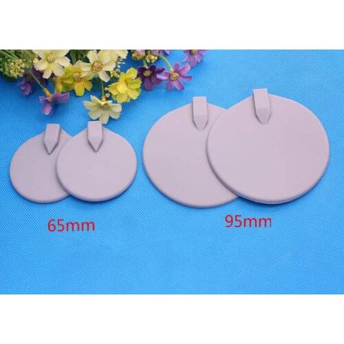 10 pcs diameter 65/95mm Round Silicone Biological electrode pads for 2mm pin Digital Meridian Treatment instrument Tens machine