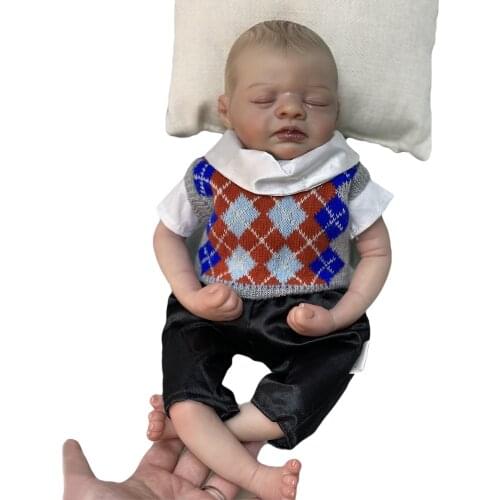 Adolly Reborn Baby Doll Soft Silicone Vinyl 12 Inch Realist Lifelike Newborn Boy Girl Toy That Look Real Mini Size 12c001c