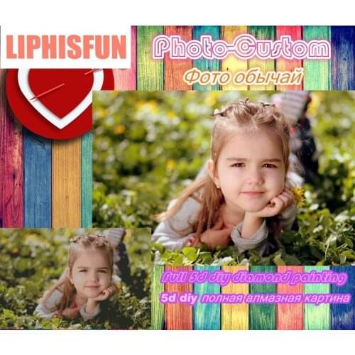 LIPHISFUN Photo Custom,Diamond Embroidery,DIY,5D,Private Custom,Diamond Painting,Cross Stitch,Decor
