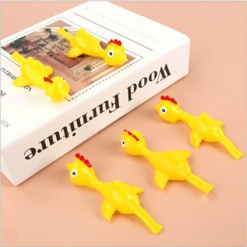 A cute birthday present for a new catapult Turkey fun kids' soft stuff to shoot slingshot chicks for stress relief
