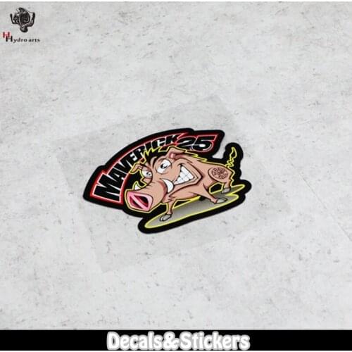 NO.LN065 NO.25 MAVERICK Car Sticker MOTO GP Reflective Stickers Decals Racing Stickers Motorcycle