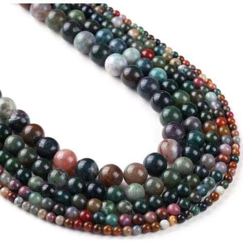 Fancy Jasper Smooth Round 4mm 6mm 8mm 10mm 12mm Loose Gemstone 15" Full Strand Wholesale