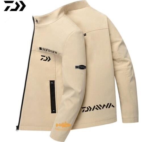 New Autumn Winter DAIWA Fishing Jacket Outdoor Sport Man Plus Size Waterproof Fishing Clothing Hooded Top Quality Fishing Shirts