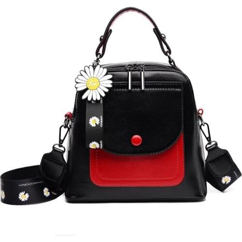 New lady small backpack women leather Shoulder Bag MultiFunction mini backpacks female School bagpack bag for teenage grils 2020