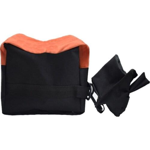 Front & Rear Rifle Target Bench Unfilled Stand Support Sandbag Hunting Accessories Bag Tactical Sniper Shooting Gun Rest Bag Set