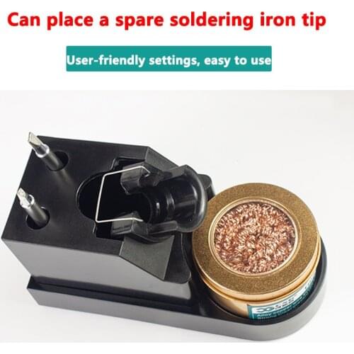 CXG Stand for soldering iron with Tip Cleaner Brass Wire and Sponge Soldering stand soldering bracket L009