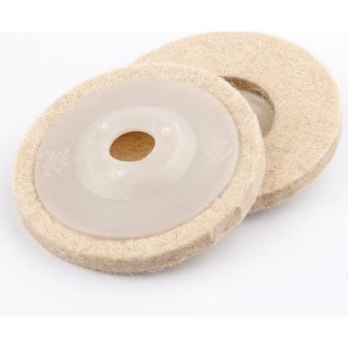1pc 3inch Polishing Buffing Pad Wool Felt Buffing Wheel Grinding Pad Polisher Disc For Metal Marble Ceramics Dremel Accessories