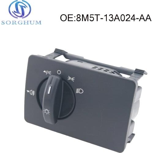 Car Styling Head Lamp Headlight Control Switch For Ford Focus With Short Panels Without Dimming OEM No. 8M5T-13A024-AA