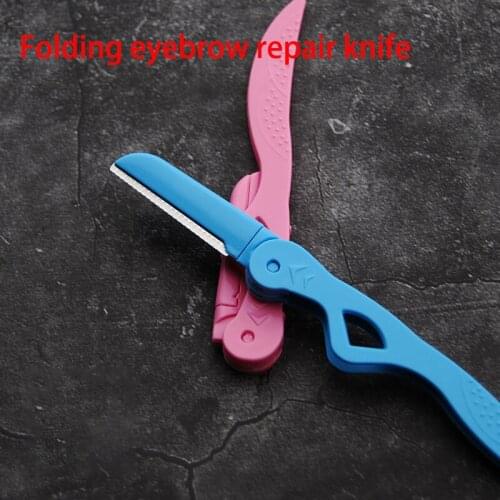 Facial Eyebrow Trimmer Hair Razor Beauty Face Eyebrow Shaper Shaver Stainless Steel Blades Makeup Tools